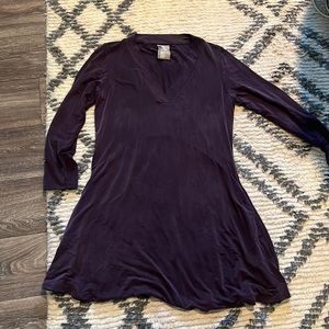 Dolan Anthropologie Purple Cupro Dress